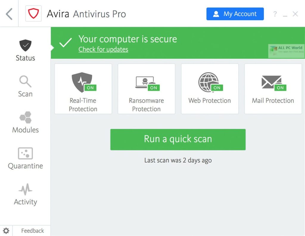 Avira Antivirus 2020 Full Version Download