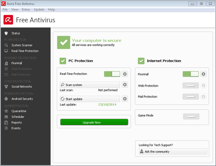Avira Antivirus Free Download for Windows