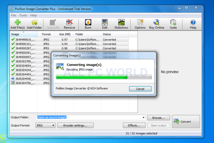 Pixillion Image Converter Software 2.90 Free Download
