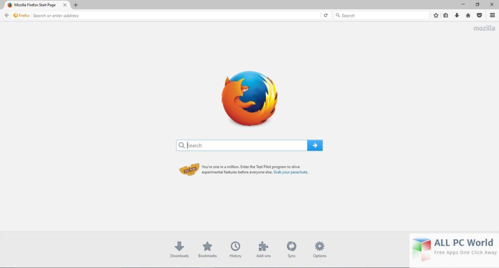 Mozilla Firefox user interface