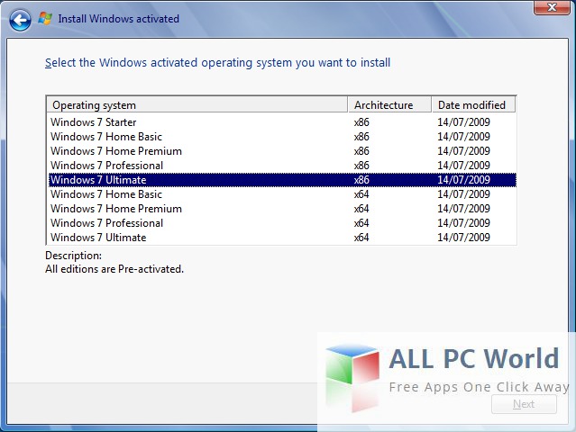 Windows 7 All in One ISO AIO Installer UI
