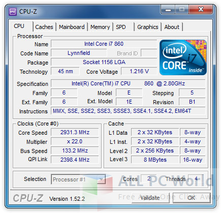 CPU-Z Software Free Download