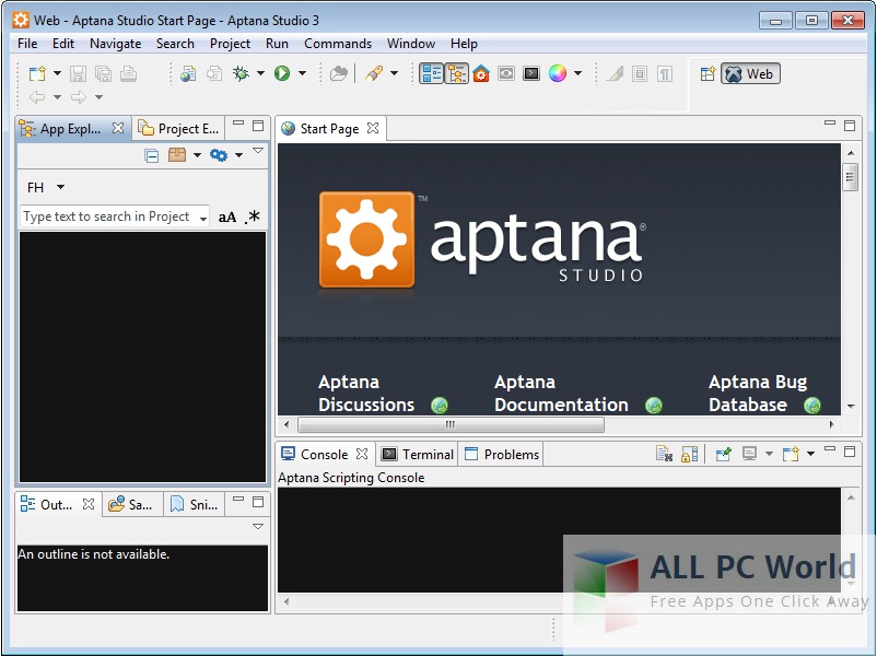 Download Aptana Studio 3.4.2 User Interface