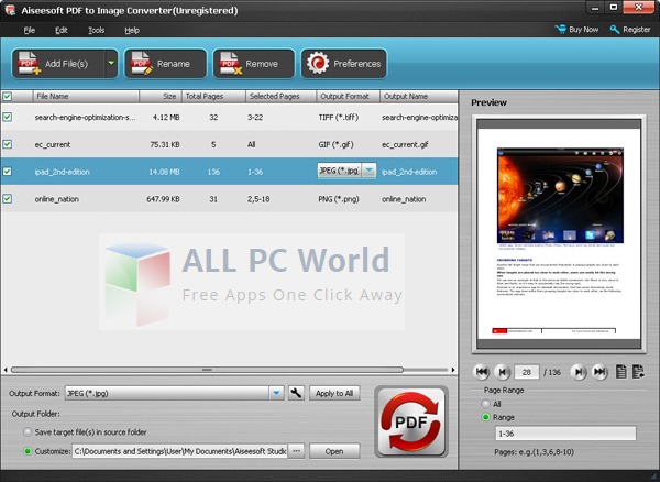 Aiseesoft PDF to Image Converter Review