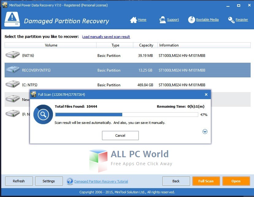 MiniTool power data recovery 7.0 professional edition review