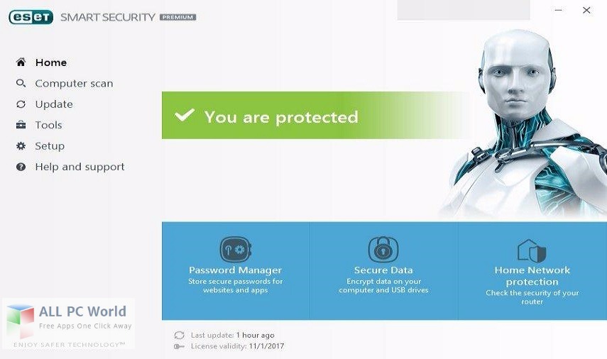 ESET Smart Security Premium 10 User Interface