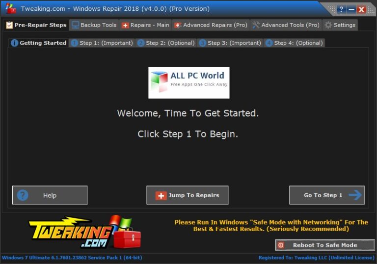 Windows Repair Pro Free Download All PC World