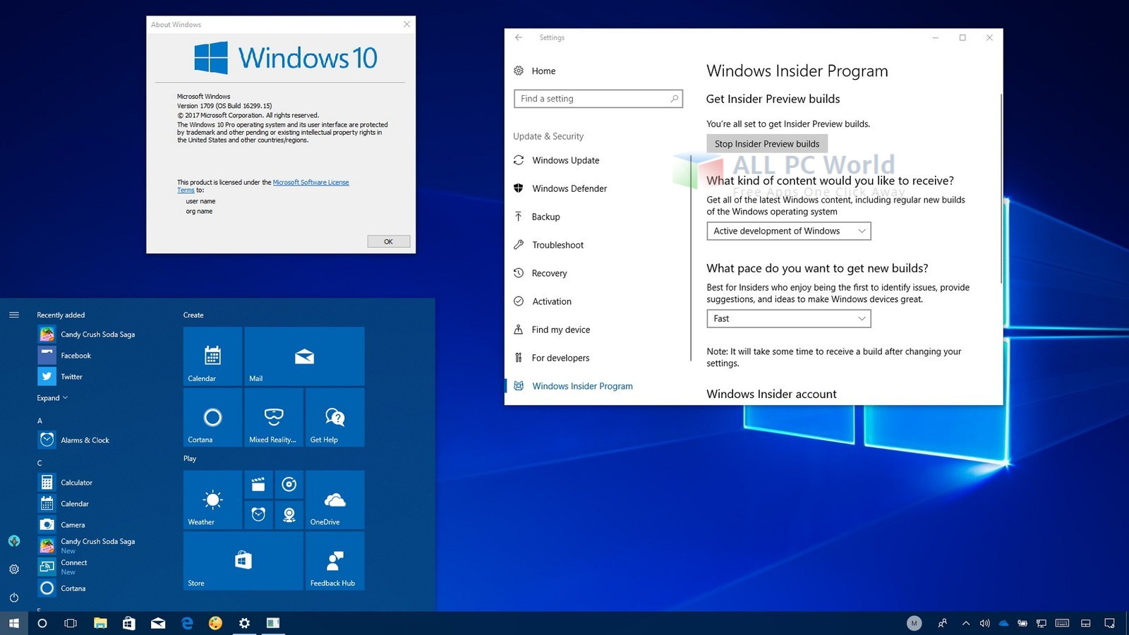 Windows 10 Pro v.1709 Offline Installer