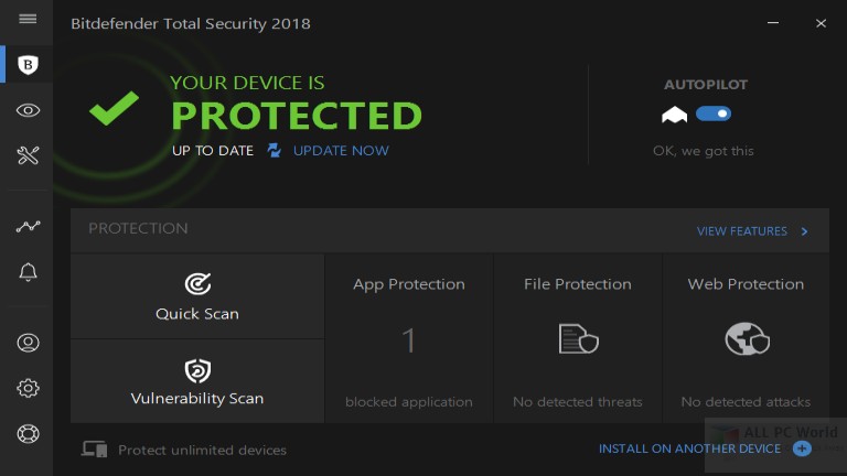 Bitdefender Total Security 2018 with Antivirus and Internet Security Review