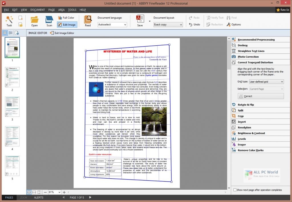 Download ABBYY FineReader Professional 12.0 Free