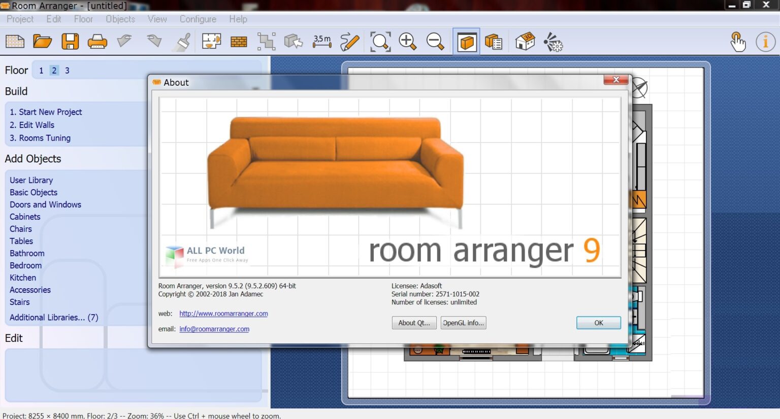 Room Arranger 9.8.1.641 download the new for windows