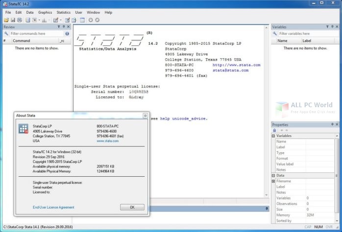 StataCorp Stata 14.2 Free Download