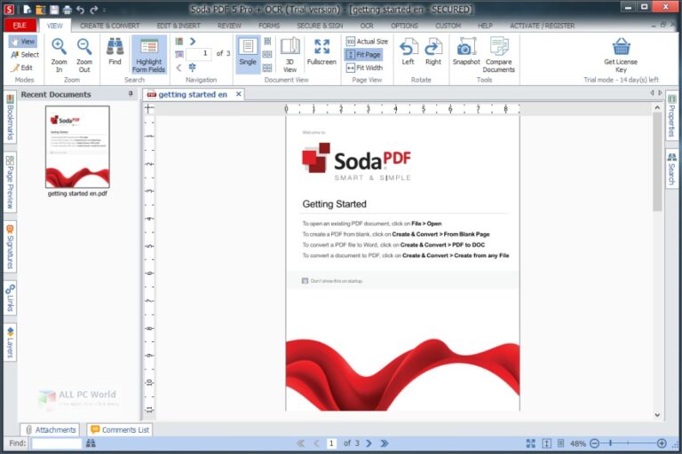 Soda PDF Desktop Pro 14.0.356.21313 download the new for android