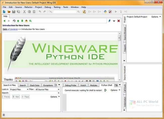 Wingware Wing IDE Professional 6.1.0 Free Download