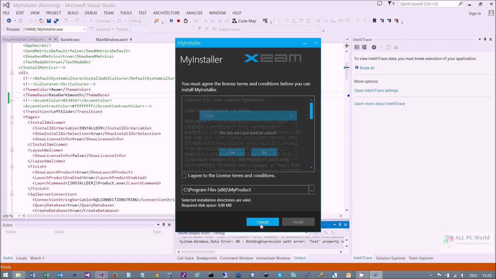 Xeam Visual Installer 18.5 Free Download