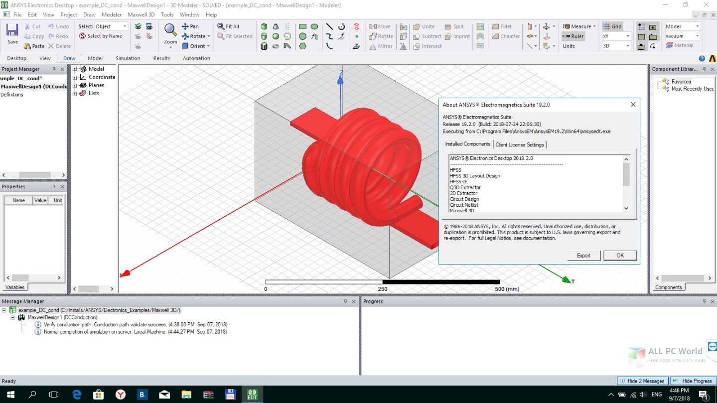 ANSYS Electronics Suite 19.2
