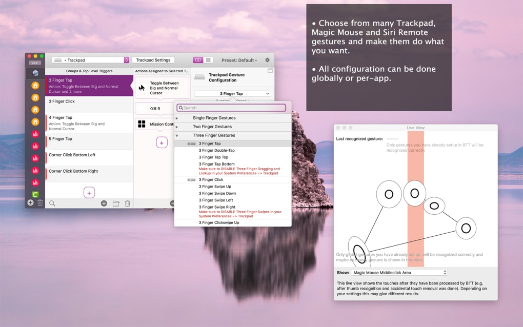 BetterTouchTool 3.5 for Mac Free Download