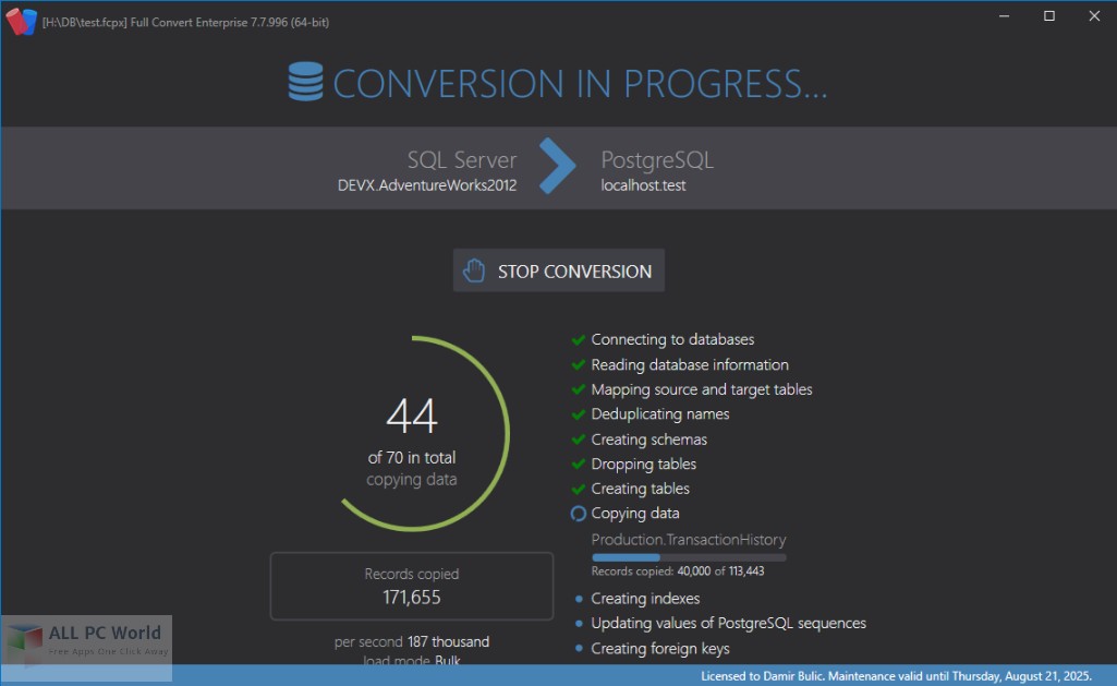 Full Convert Enterprise 18.0 Free Download