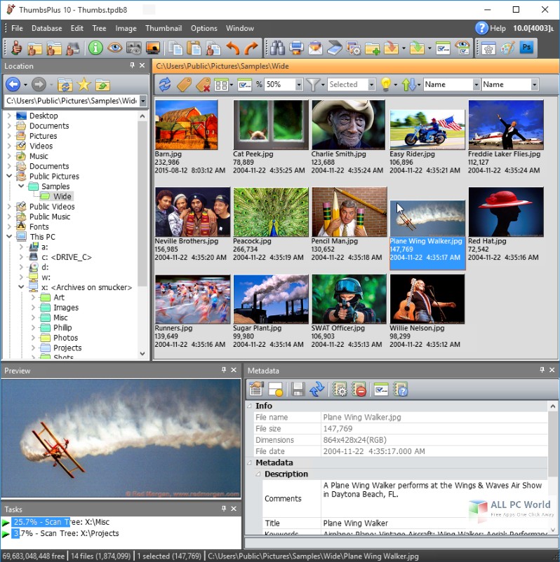 ThumbsPlus Pro v10 SP2 Free Download