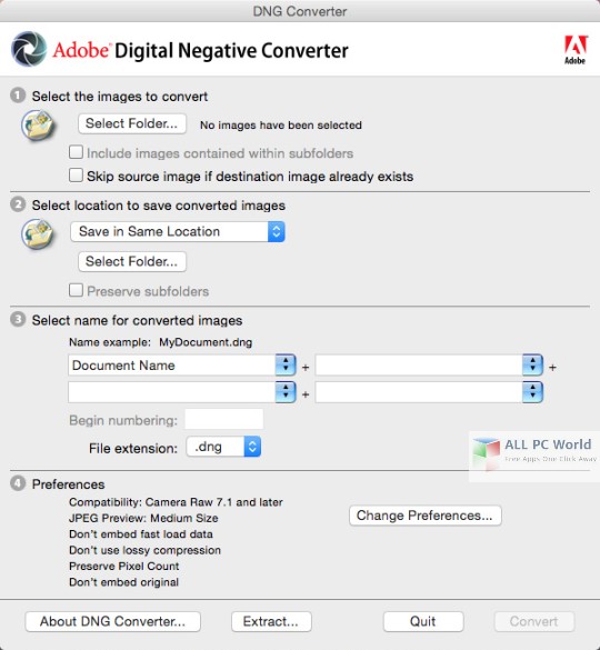 Adobe DNG Converter 11.0