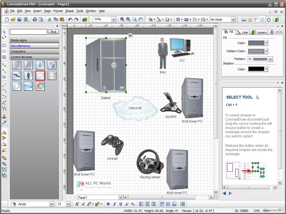 ConceptDraw Office Pro 8.0 Free Download