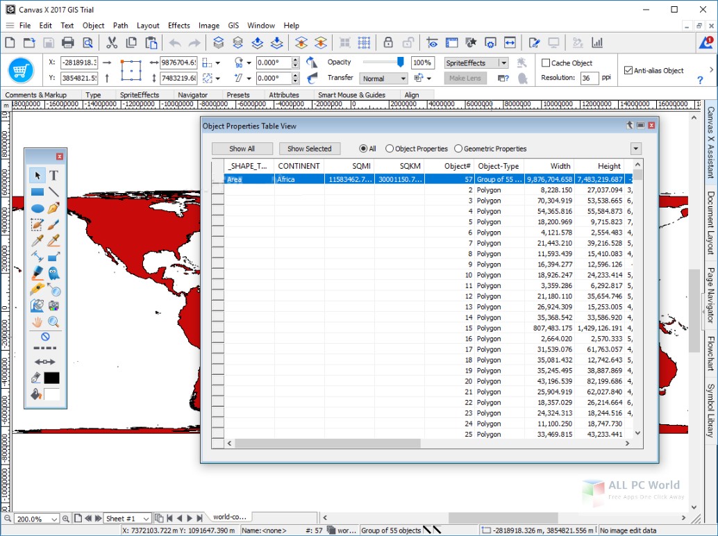 ACD Systems Canvas X GIS 2019 Free Download