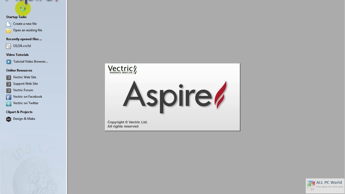 Vectric Aspire 9.0