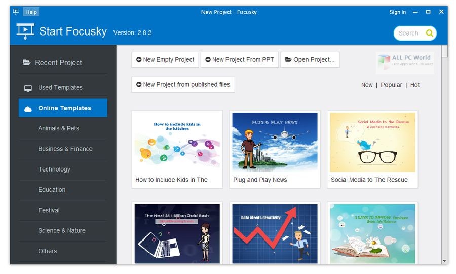 Focusky Presentation Maker Pro 2.8 Free Download