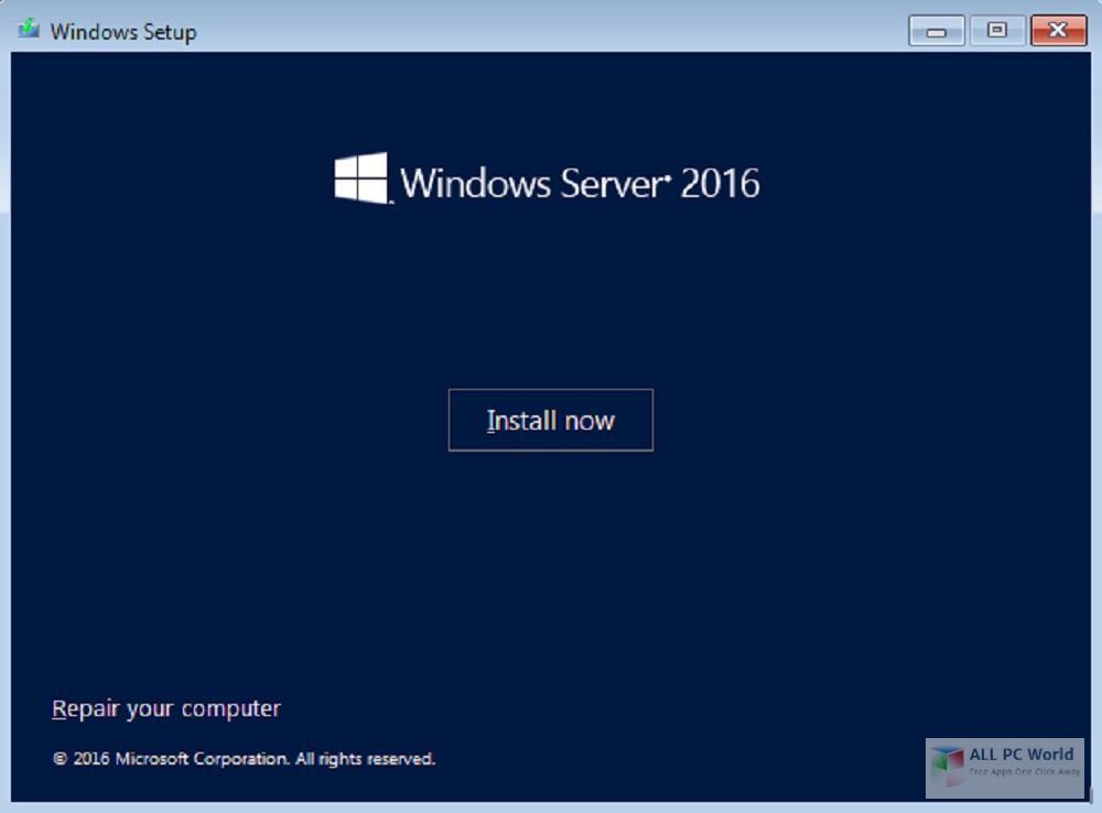 Windows Server 2016 x64 VL Dec 2018 Free Download