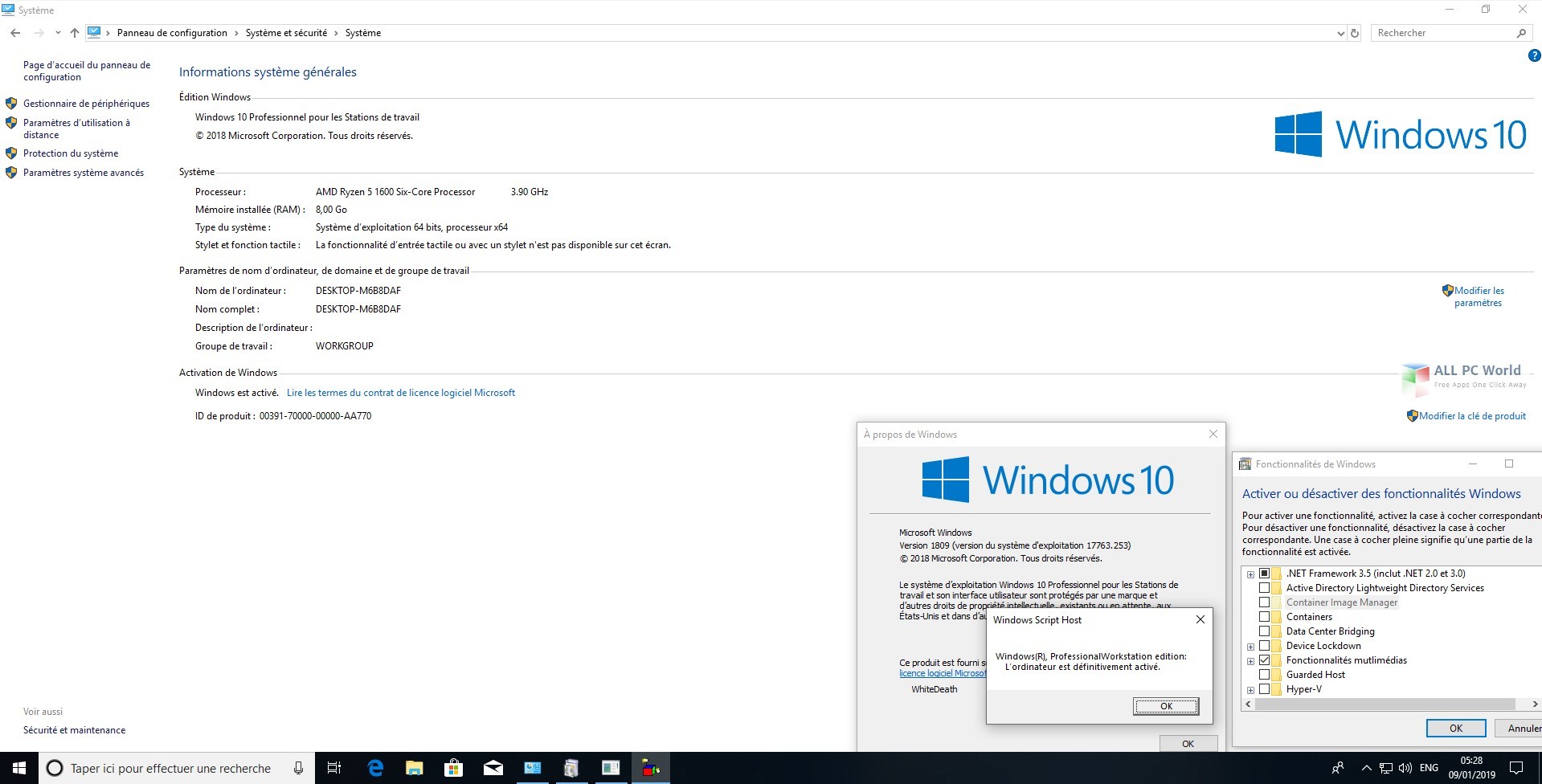 Windows 10 RS5 AIO with January 2019