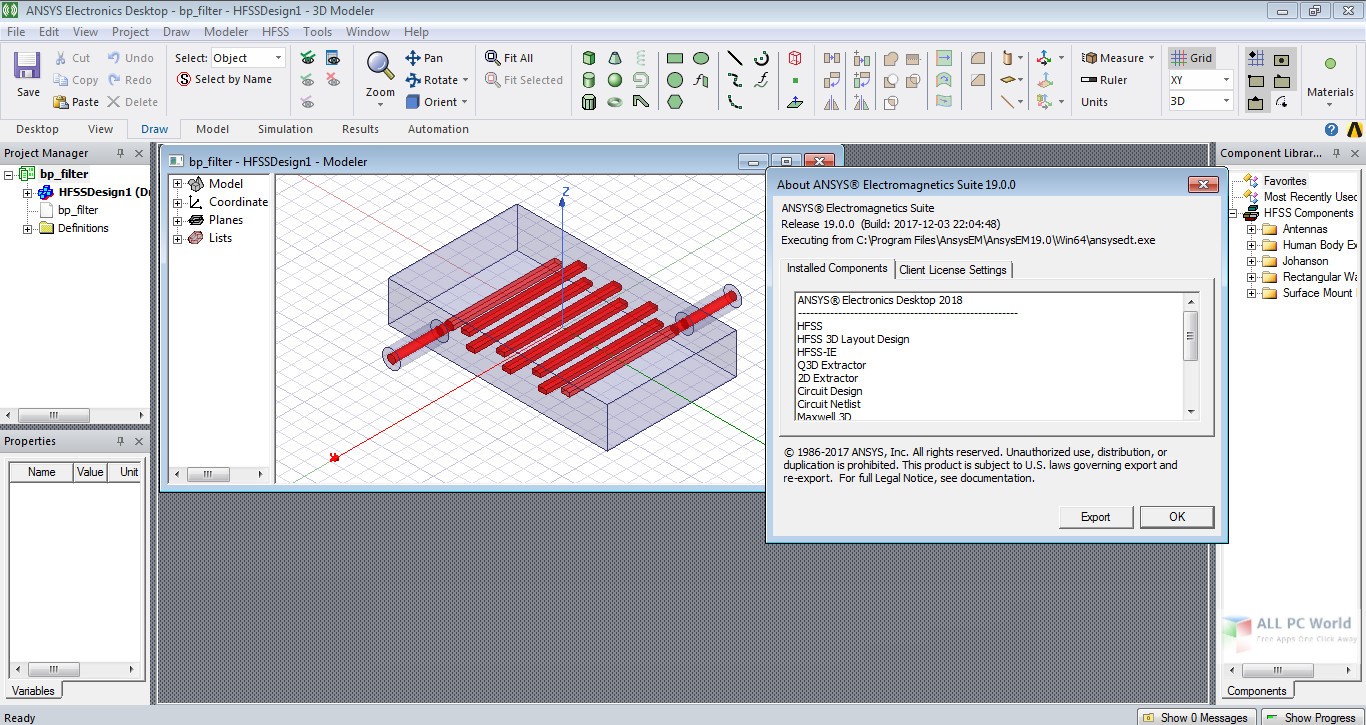 ANSYS Electronics Suite 2019 R2 Free Download