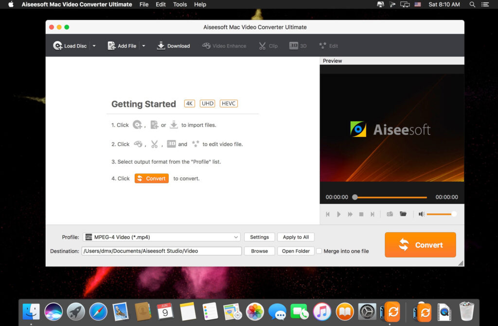 Aiseesoft Mac Video Converter Ultimate macOS