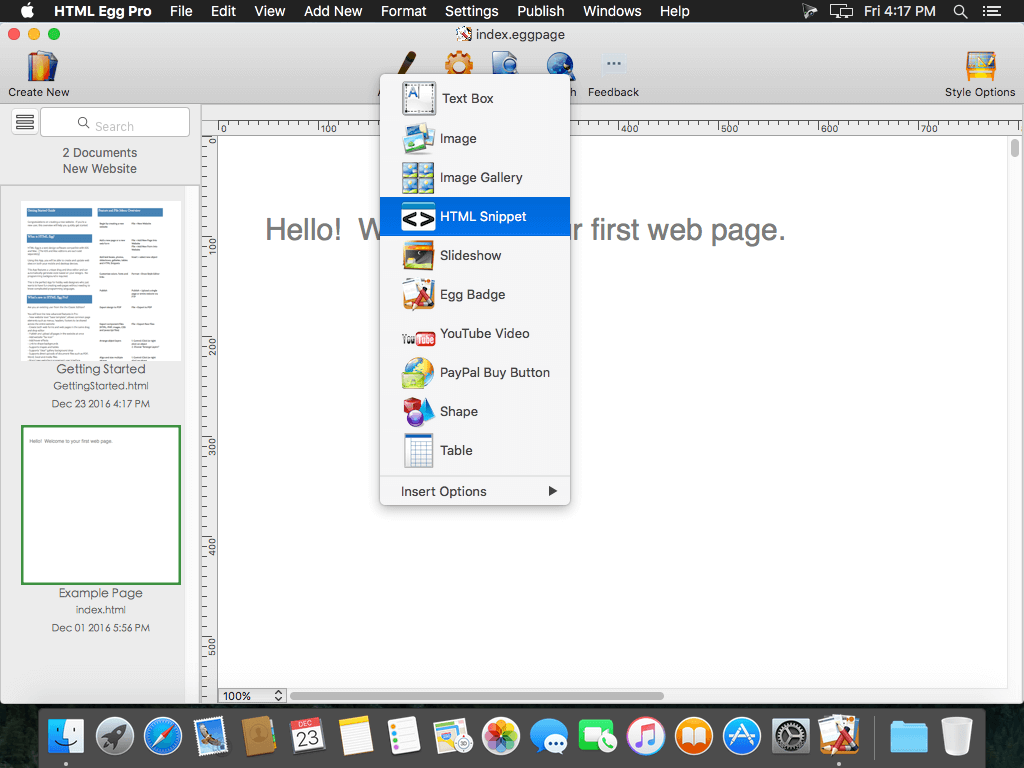 HTML Egg Pro for Mac