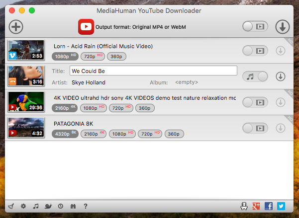 MediaHuman YouTube Downloader 3.9 for Mac Free Download