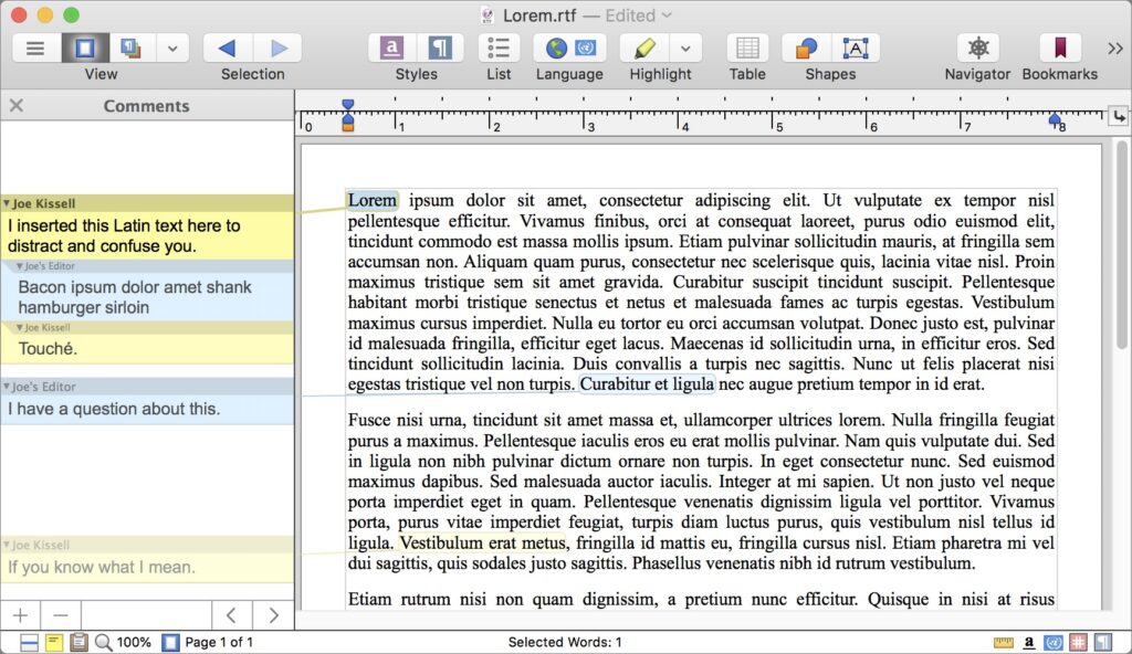 Nisus Writer Pro 3 for Mac Free Download
