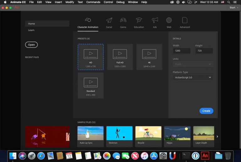 Adobe Animate 2020 for Mac Download