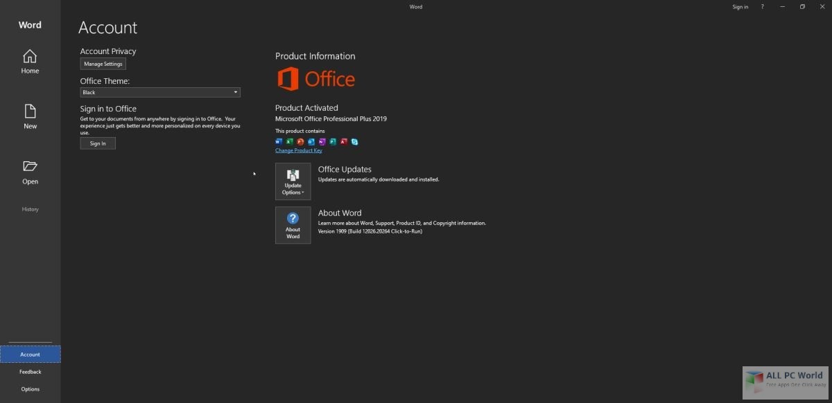 Microsoft Office 2019 Pro Plus VL v1911 Free Download