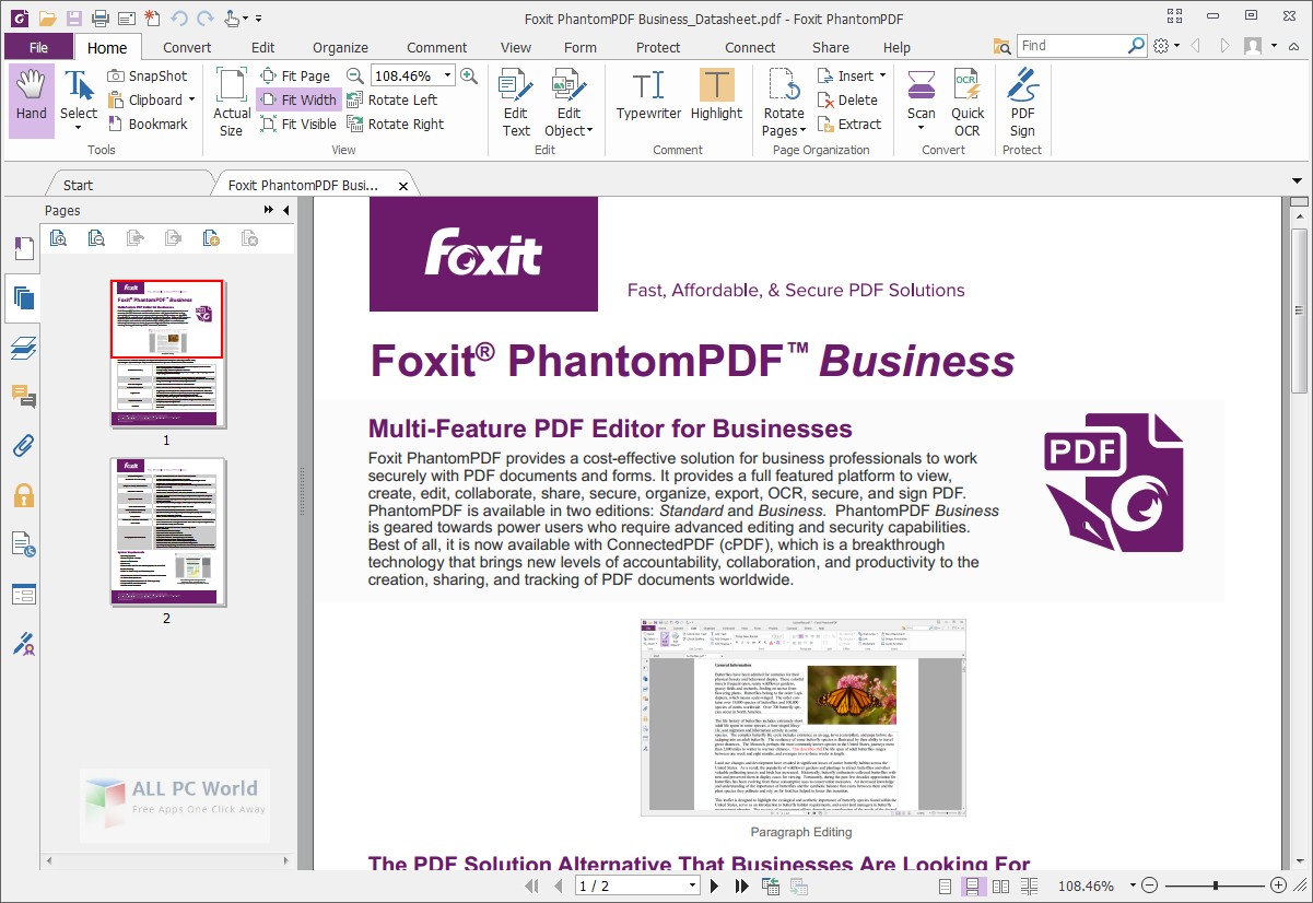 Foxit PhantomPDF Business 9.7