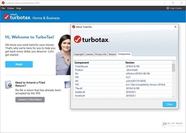 Intuit TurboTax Home & Business 2019 Download