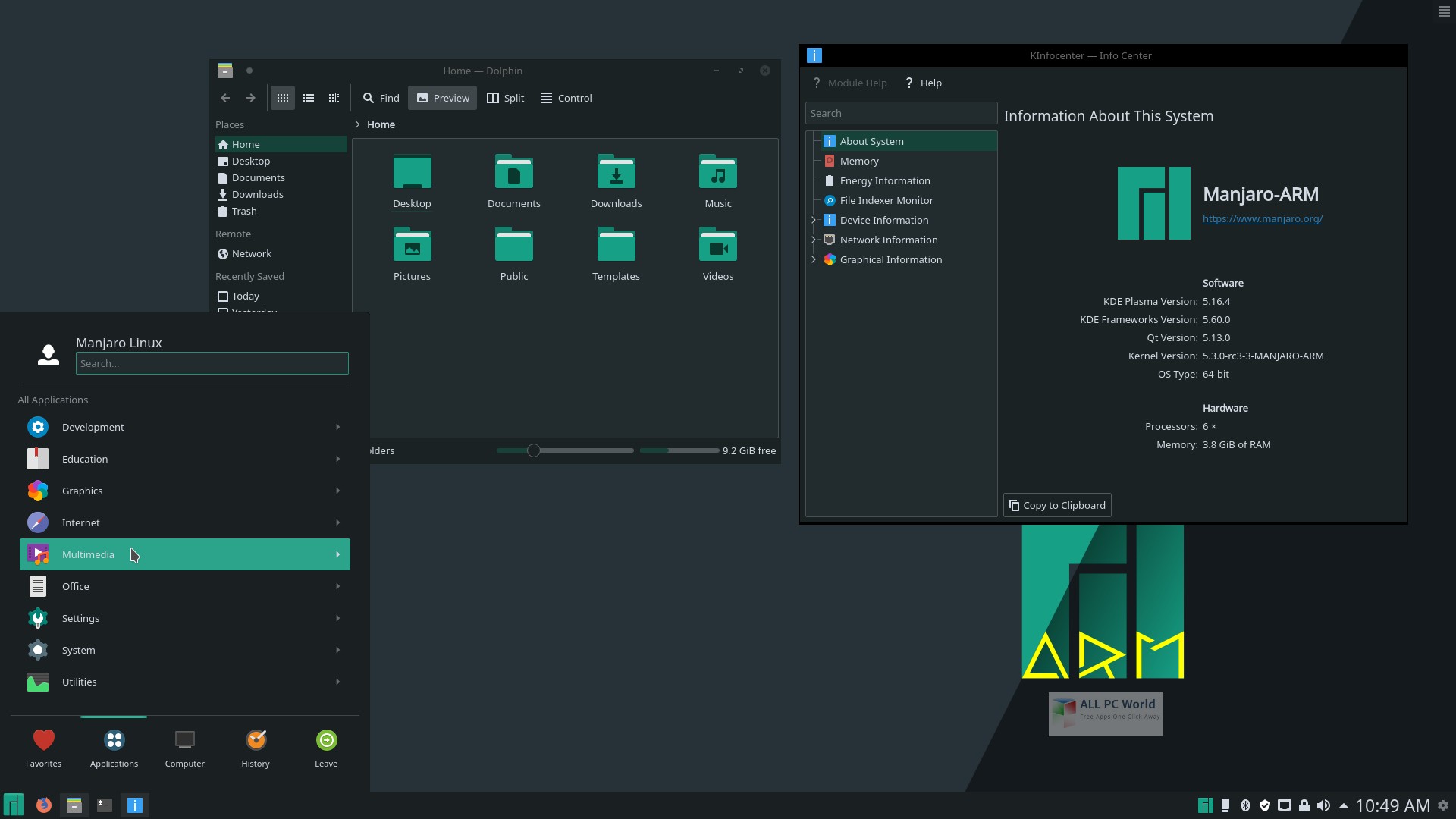 Manjaro Linux KDE Plasma 18.1.5 Download