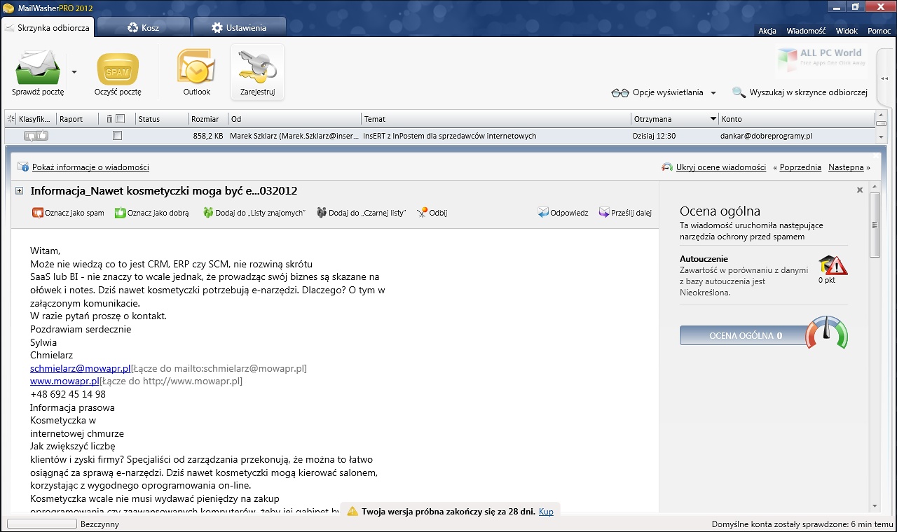 MailWasher Pro 7.12 for Windows