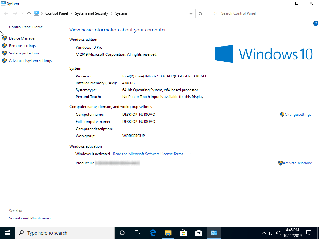 Windows 10 Pro 1909 OEM ESD March 2020 DVD ISO