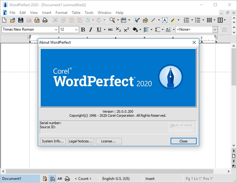 Corel WordPerfect Office 2020 v20.0