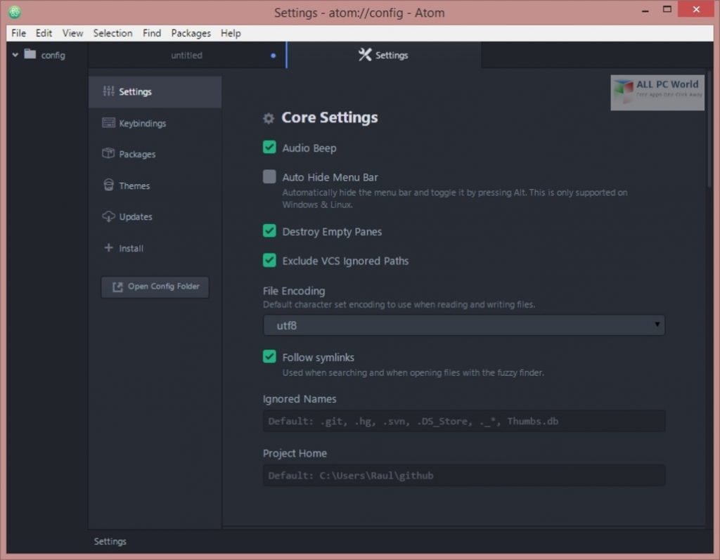 Atom Text Editor 1.48 One-Click Download