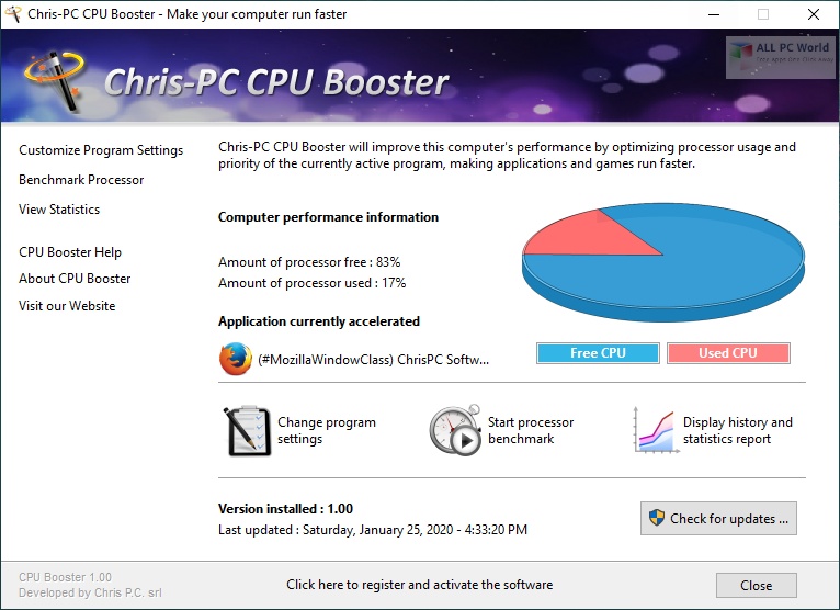 Chris-PC CPU Booster 1.22