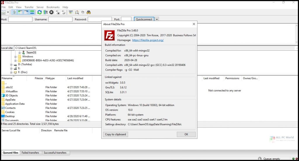 FileZilla 2020 v3.49 Free Download