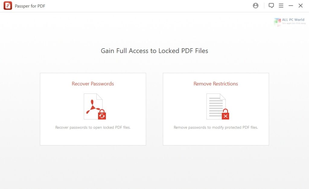 Passper for PDF 2020 v3.6 Download