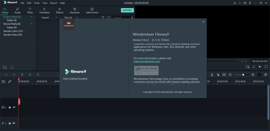 Wondershare Filmora 2020 v9.6.1 Download