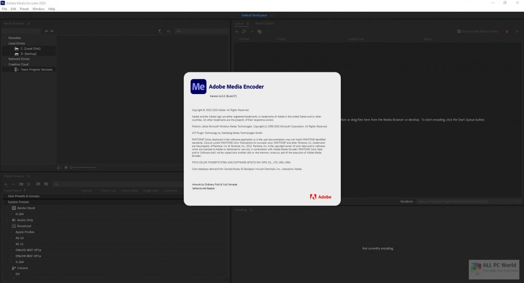 Adobe Media Encoder 2020 v14.3.2 One-Click Download