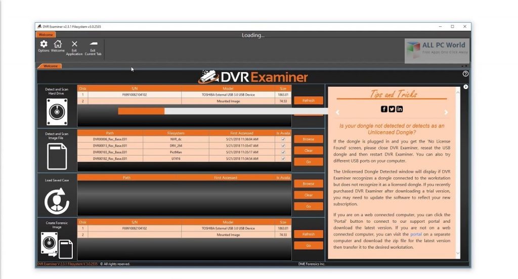 DVR Examiner 3.3 for Windows